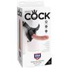 KING COCK - IMBRACATURA PER CAZZO KING CON PENE NATURALE REALISTICO 20,3 CM