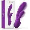 INTENSE HIGH TECH INTENSE - VIBRATORE LUIGI RABBIT SILICONE LIQUIDO VIOLA