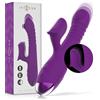 INTENSE HIGH TECH INTENSE - VIBRATORE MULTIFUNZIONE RICARICABILE IGGY UP & DOWN CON STIMOLATORE CLITORALE VIOLA