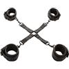 CALEXOTICS - NOCTURNAL CONNETTORE HOG TIE CUERO REGOLABILE NERO