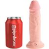 KING COCK - DILDO TRIPLA DENSIT 15 CM