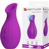 HIGH TECH PRETTY LOVE - STIMOLATORE CLITORIDEO RICARICABILE A SUZIONE CON BOTTIGLIA MAGICA, VIOLA