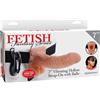 FETISH FANTASY SERIES - IMBRAGATURA REGOLABILE TELECOMANDO PENE REALISTICO CON TESTICOLI 17,8 CM