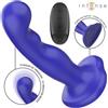 INTENSE REMOTE CONTROL INTENSE - VIBRATORE SHORTY CON VENTOSA TELECOMANDO BLU