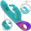 INTENSE HIGH TECH INTENSE - MONICA VIBRATORE RABBIT CON STIMOLATORE G-SPOT ROTANTE BLU