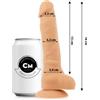 COCK MILLER - DILDO REALISTICO IN SILICONE DENSITÀ ARTICOLABILE FLESH 18 CM