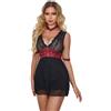 SUBBLIME DRESSES SUBBLIME - 954420 ABITO BONDAGE IN PIZZO NERO S/M