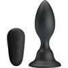 MR PLAY - PLUG ANALE CON TELECOMANDO VIBRAZIONE NERO