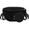 ER.Roulour Piccola borsa a tracolla da donna, invernale, in peluche, in pile, con tracolla larga regolabile, nero, Small, Borse Crossbody Donna