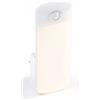 Northpoint, Luce Notturna a LED, Lampada da Parete, Multifunzione, Sensore di Movimento, Ricarica a Induzione, Batteria, Luce di Emergenza, Luce Calda, per Smartphone (Grande, Bianco)