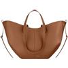 CORIOS Borsa a Mano da Donna Borse a Spalla a Tracolla a Forma di Mezzaluna PU Pelle Borse Secchiello Grande Borsa per la Spesa Elegante Tote 2 Pezzi per Quotidiano Lavoro e Shopping Marrone S