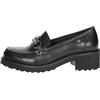 Valleverde 28M100 Mocassino Donna in Pelle Colore Nero O Cuoio.Ideale per Ogni Occasione