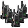 Retevis H777H Walkie Talkie con Schermo, PMR446 Radio Bidirezionale, USB-C, Allarme di Emergenza, Torcia Elettrica, VOX, Walkie Talkie Professionali per Vendita al Dettaglio (Nero, 5 Pezzi)