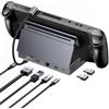 UGREEN Docking Station USB C DP 4K 120Hz Compatibile con Steam Deck OLED ROG Ally X Legion Go Switch Dock USB C Adattatore Gigabit Ethernet Porte Dati 10Gbps PD 100W Lettore di Schede SD TF