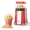 YASHE Popcorn Machine Retro, 1200W Hot Air Popcorn Maker con Misurino, One-Touch, Senza Olio, Perfetta per il Cinema Casa, le Serate Cinematografiche, le Feste