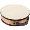 Durable Kids Hand Held Tambourine Drum Wooden Instrument for Early Learning