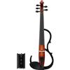 YAMAHA SV255 BR 5-String Silent Electric Violin Brown Control Box Line Out XLR