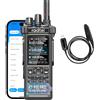 Radtel RT-950 PRO Radio amatoriale, GPS/APRS, walkie-talkie da 10 W, radio portatile a lungo raggio, ricevitore AM/FM/CB/SW/MW/LW, programmazione tramite app Bluetooth, NOAA, analizzatore di spettro