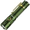 Wurkkos TD04 Torcia tattica a ricaricabile-GREEN | 5000mAh, 3000 lumen,torce led alta potenza IPX8,potente professionale torcia ricaricabile potente