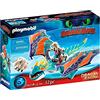 PLAYMOBIL DreamWorks Dragons 70728, Dragon Racing, Astrid e Tempestosa, dai 4 Anni