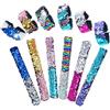 Sunshine smile Bracciali con Sirena,2 Colori Paillettes Reversibile,Glitter Paillettes Braccialetti,Paillettes Bracciale Slap,Bracciale girabrilla