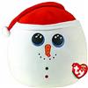 TY Flurry Schneemann Squish Kissen, 30-35 cm