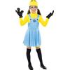 Funidelia | Costume di Minions Dave per ragazza per bambina - Cartoni Animati, Minions, Films & Series - Costume per bambini e accessori per Feste, Carnevale e Halloween - Giallo