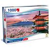 Teorema Giocattoli - Puzzle Giappone, Veduta Monte Fuji, Puzzle 1000 Pezzi, Immagine Alta Definizione per Adulti e Bambini, Gioco da Tavolo Educativo, 70x50 cm