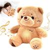 HTGWCG Koala Lenitivo, Lontra Che Respira e Rilassa, Koala Per Alleviare L'ansia, lontra Che Respira e rilassa, Peluche Koal-a Calmante, Teddy Con Movimento Respiratorio Ritmico Marrone
