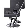 novium Hoverpen Interstellar - Penna magnetica fluttuante, Space Black | Levitazione magnetica, design ispirato allo spazio, penna a sfera con ricarica Schmidt, idea regalo di lusso