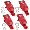 Drhomeam Kit di ricambio per aspirapolvere Dy-son V12s/ V15s Submarine/Omni-glide (4 pezzi)