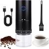 Zoelele Macinacaffè Elettrico, Coffee Grinder Portatile con 38 Impostazioni Regolabili, Macina Caffè Granulometria Regolabile per semi e spezie, Adatto per Casa, Ufficio, Viaggi e Campeggio (Nero)