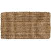 4All Zerbino in juta e fibra di cocco, resistente, per uso esterno, zerbino naturale antiscivolo, intrappola lo sporco, ecologico (40x70 cm, confezione da 1)