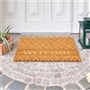 Astra zerbino antiscivolo interno - zerbino sostenibile 45x75 cm in cocco con supporto in lattice senza PVC - Welcome