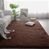 QENHYUN Tappeti per Soggiorno 70 x 150 cm Monocolore Tappeti Soffici in Velluto Moderno Peluche Lavabile per Grandi Dimensioni Salotto Moderno Cameretta Bimba Tappet, marrone