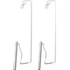 Garosa supporto per rack per filo da cucito in lega di alluminio Accessori per macchina da cucire vintage domesticaSupporto per bobina singola 2 pezzi Sewing Machines and Accessories