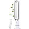 Zilan Ventilatore a torre, motore BLDC a risparmio energetico con telecomando, ventilatore a risparmio energetico, oscillante, design molto silenzioso, ventilatore a colonna a 10 livelli con ventola