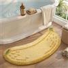 DEXI Tappeto Bagno Antiscivolo 47 x 100 cm, Giallo senape | Tappetino Bagno Super Assorbente Lavabile in Lavatrice, Decorazione Stile a forma di banana