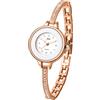 JewelryWe Orologi da Donna, Orologio da Polso con Strass Brillante, Piccola Sfera Delicada, Regalo alla moda