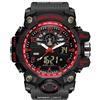 findtime Orologio militare, da uomo, digitale, sportivo, blu, verde, nero, orologio digitale, cronografo, da uomo, 5 ATM, impermeabile, militare, orologio tattico, per attività all'aperto, cronometro,