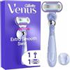 Gillette Venus Rasoio Donna Deluxe Smooth Swirl a 5 Lame, 1 Manico + 2 Lamette Donna