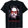 The Big Lebowski Big Lebowski Big Face Red Glasses Poster Maglietta