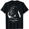 Star Wars Festa del papà Darth Vader Epic Father Quote Maglietta
