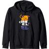 Il Negozio Di Gatti Purrrfect Cat per Le Donne Ragazze Kitty Pile Gatti Anime Kawaii Neko Felpa con Cappuccio