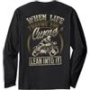Motorcycle Biker & Car Mechanic By Pemis Cool Back Print Biker Motorbike Rider Edgy Motorcycle Lover Maglia a Manica