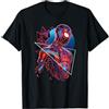 Marvel Spider-Man: Miles Morales Game Digital Neon Maglietta