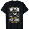 1966 Regali di compleanno Co. 60° Compleanno 60 Uomo Anni Retro Vintage 1966 Regalo Maglietta