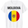 Moldova Everyday Tees & Gifts Bandiera Moldavia Moderna Maglietta