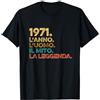 Compleanno 1971 Gadget E Idea Regalo Uom Divertenti Compleanno Uomo Anno Vintage 1971 Maglietta