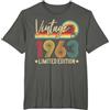 Limited Edition 1963 Birthday Men Women Edizione Limitata 1963 Compleanno Uomo Donna - Vintage Maglietta